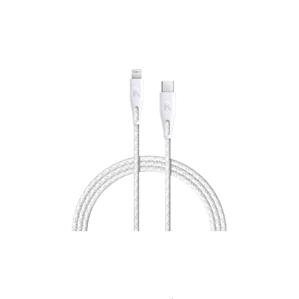 RAVPower RP-CB1017 C-L Cable 1.2m Nylon White
