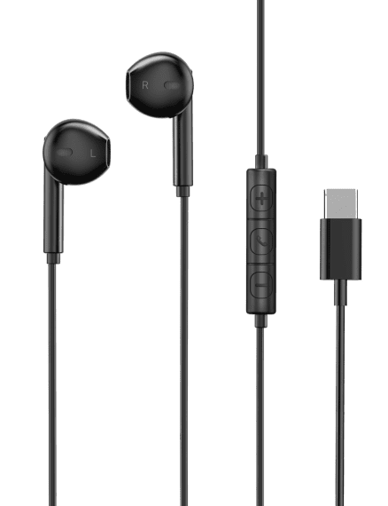 سماعات سلكية RAVPower RP-BH1006 بمنفذ Type-C – أسود