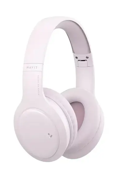 Havit-H633BT Audio series-Bluetooth headphone - Pink