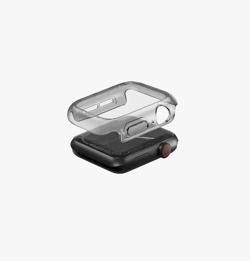 كفر UNIQ Garde مع حماية شاشة لـ Apple Watch 41mm - Smoked Tinted Grey