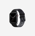 حزام جلد UNIQ Straden لـ Apple Watch 42/44/45 - Midnight Black
