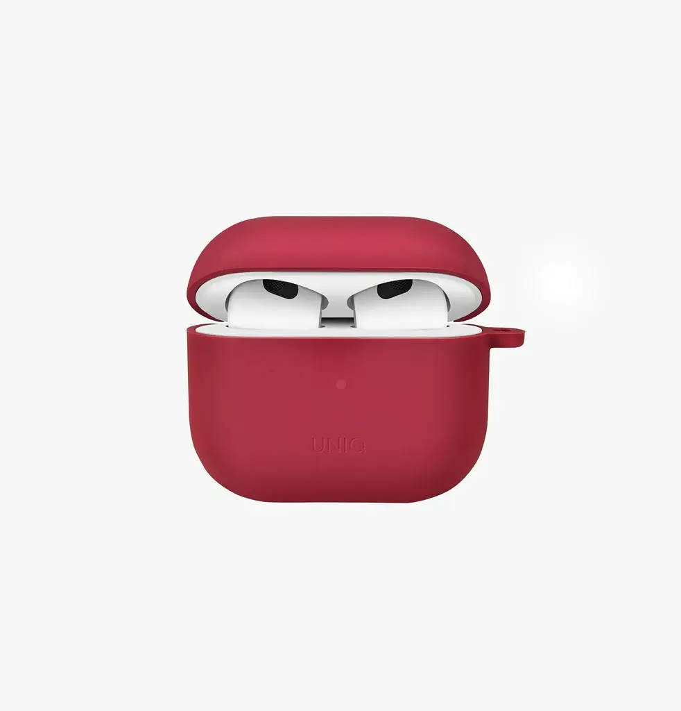 كفر سيليكون UNIQ Nexo مع علاقة وخطافات أذن رياضية لـ AirPods 3 - Coral