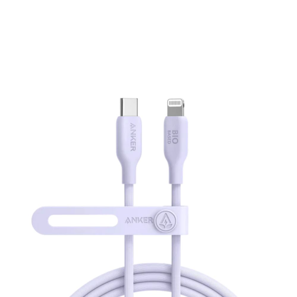 Anker 542 USB-C to Lightning Cable (Bio-Based) (0.9m/3ft) -Violet