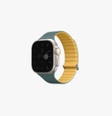 Uniq Revix Evo Reversible Strap For Apple Watch 49/45/44/42mm - Viridian Green / Burnt Yellow