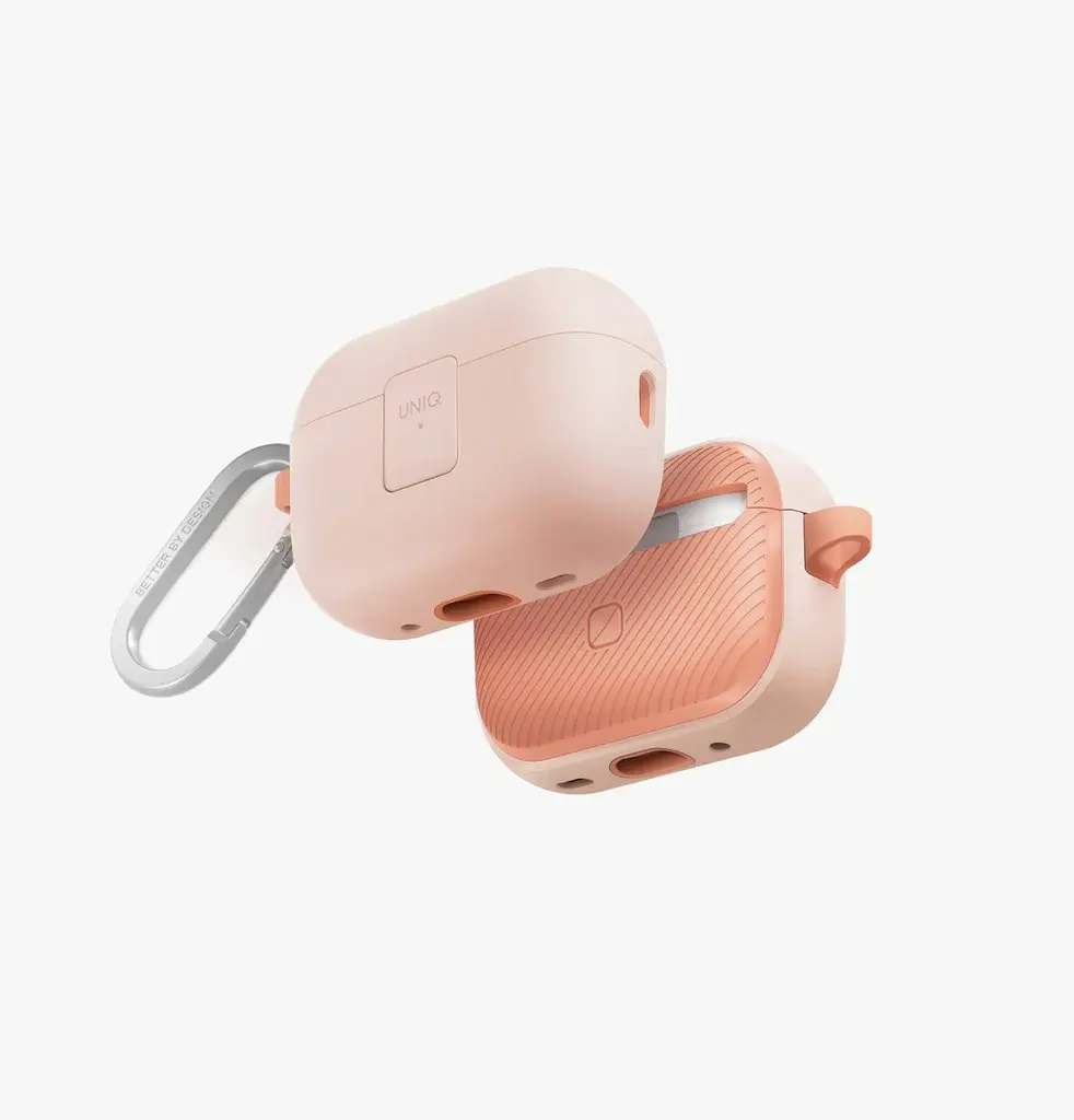 كفر UNIQ Clyde Lock لـ AirPods Pro 2 - وردي فاتح / وردي ناعم