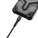 كابل UAG USB-C إلى USB-C، طول 1.5 متر، قدرة 60 واط، 9B4413114030 - أسود ورمادي