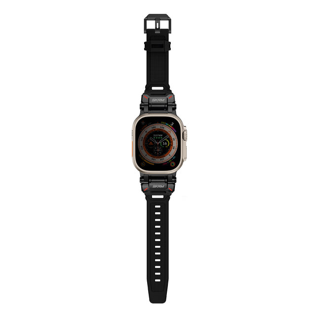 سير SkinArma Titon لـ Apple Watch مقاس 49/45/44mm - أسود