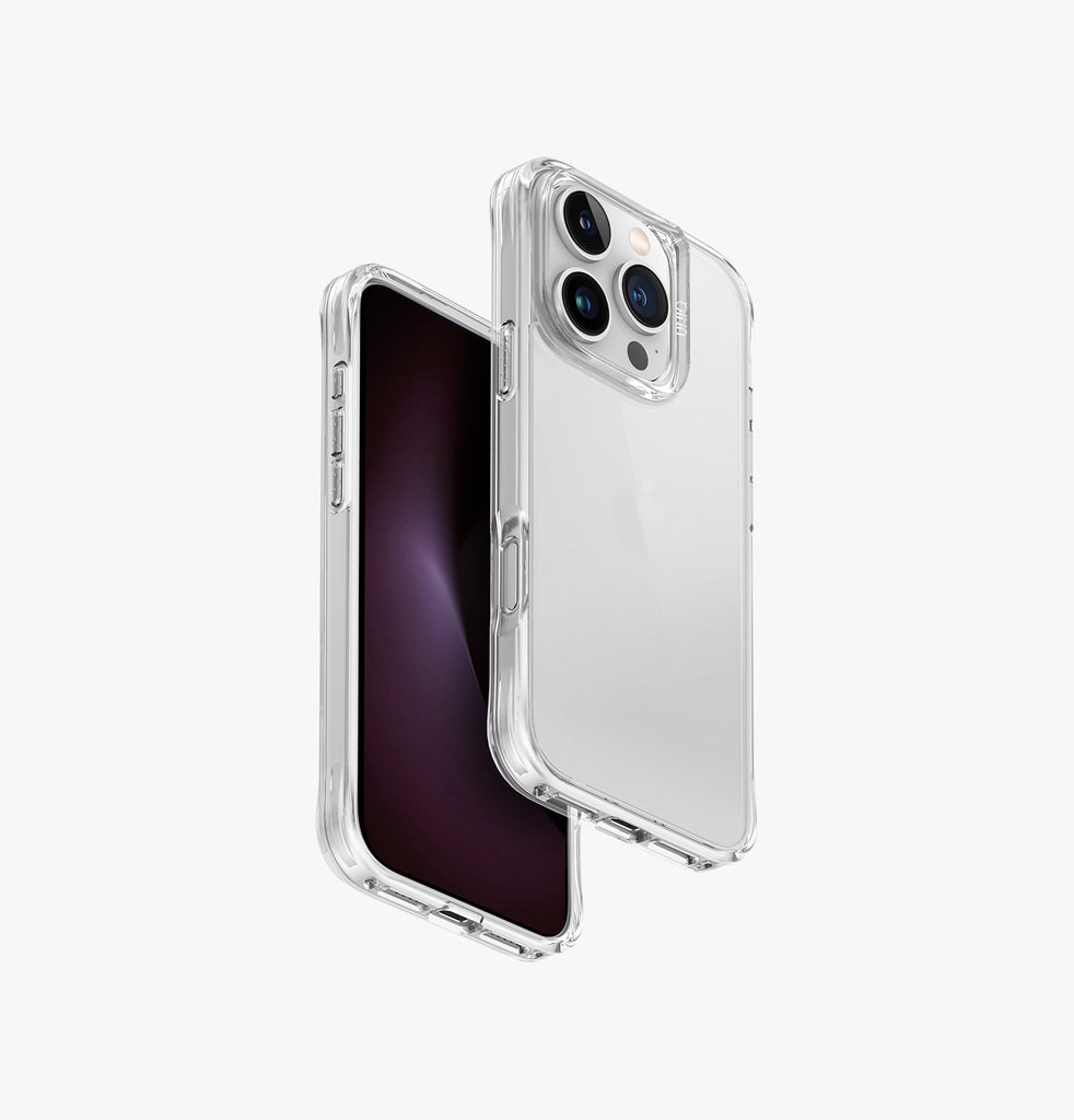 كفر UNIQ Hybrid LifePro Xtreme لـ iPhone 16 Pro - شفاف كريستالي