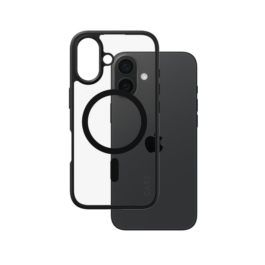 كفر CARE by PanzerGlass® Flagship Urban Combat MagSafe لآيفون 16 (6.1 إنش) – أسود