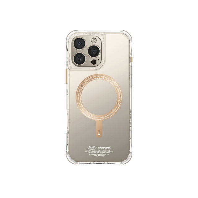 كفر SkinArma Saido Prime MagSafe لـ iPhone 16 Pro - شامبين