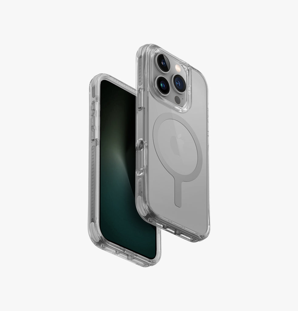 Uniq Hybrid Combat MagSafe Case for iPhone 16 Pro Max – Stone Grey