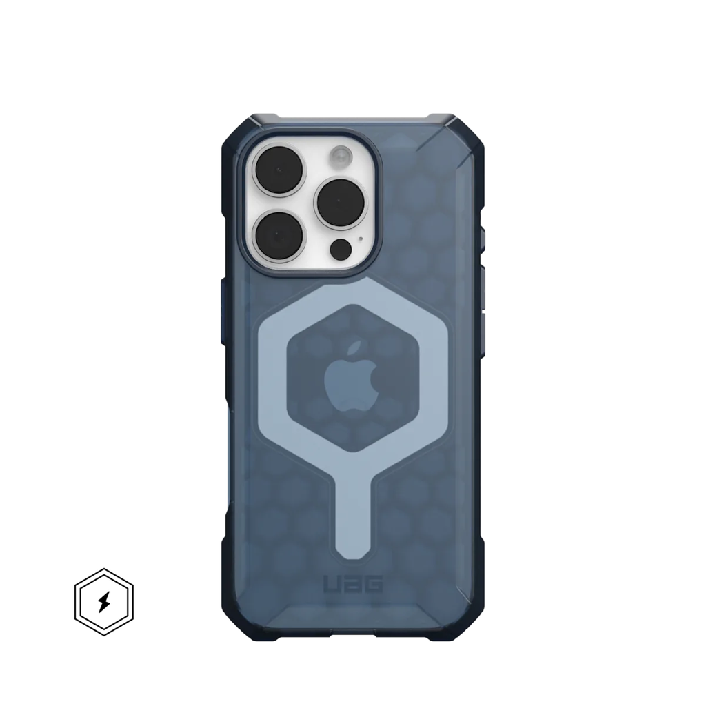 جراب UAG الأساسي المحمي بـ ماج سيف لهاتف آيفون 16 Pro (أزرق سحابي)