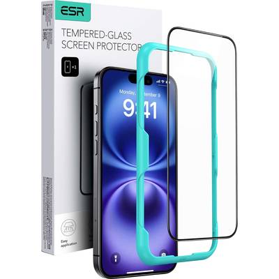 حماية شاشة زجاج ESR لـ iPhone 16