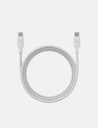 Bazic GoCharge Weave USB-C to USB-C 480Mbps 60W Cable 1.5M - White