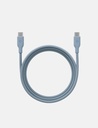 كيبل Bazic GoCharge Weave من USB-C إلى USB-C بسرعة 480Mbps وقوة 60 واط بطول 1.5 متر – أزرق