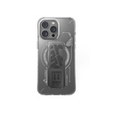 SkinArma Helio MagSafe Case With Grip Stand for iPhone 16 Pro Max - Titanium