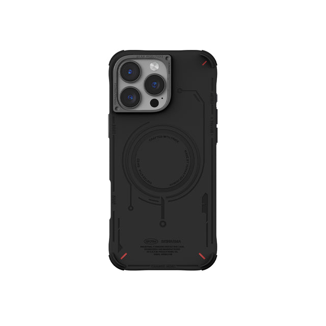 SkinArma Mecha MagSafe Case for iPhone 16 Pro Max - Black