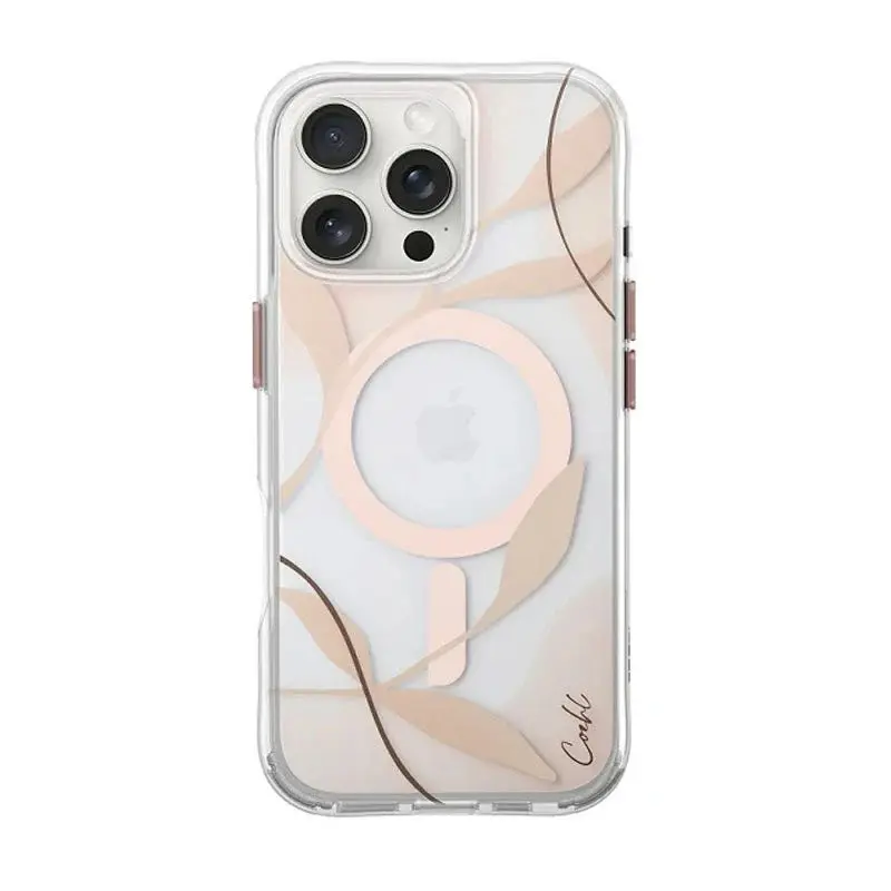 Uniq Coehl Verdure MagSafe Case for iPhone 16 Pro – Spring Blossom