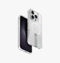كفر UNIQ Hybrid Eleva MagSafe مع ستاند عمودي لـ iPhone 16 Pro - شفاف