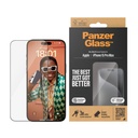 واقي شاشة PanzerGlass Ultra-Wide Fit لـ iPhone 15 Pro Max - شفاف