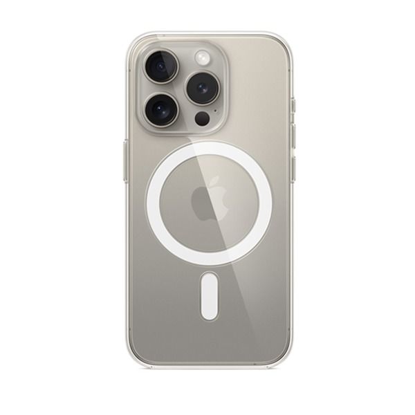 كفر Apple شفاف لـ iPhone 15 Pro