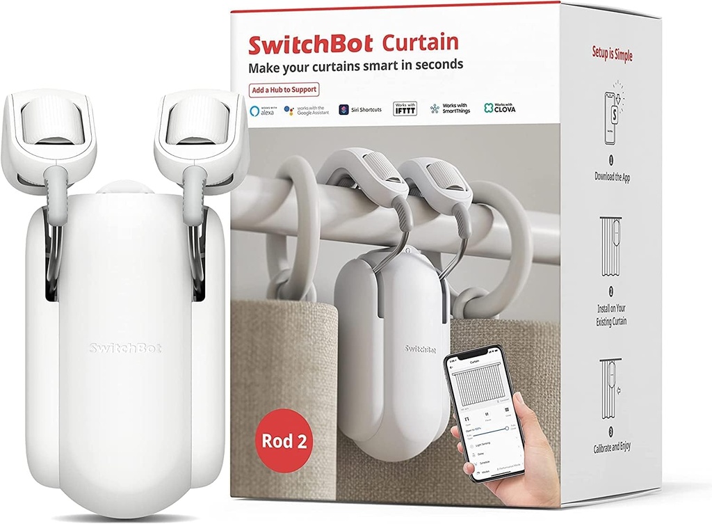 جهاز فتح الستاير الذكي SwitchBot Curtain