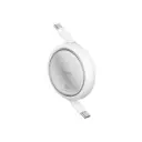 Baseus Free2Draw Mini Retractable Charging Cable Type-C to Type-C 100W 1m Moon White