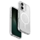 كفر UNIQ Hybrid Combat Luminous MagClick لـ iPhone 16 - أبيض مضيء