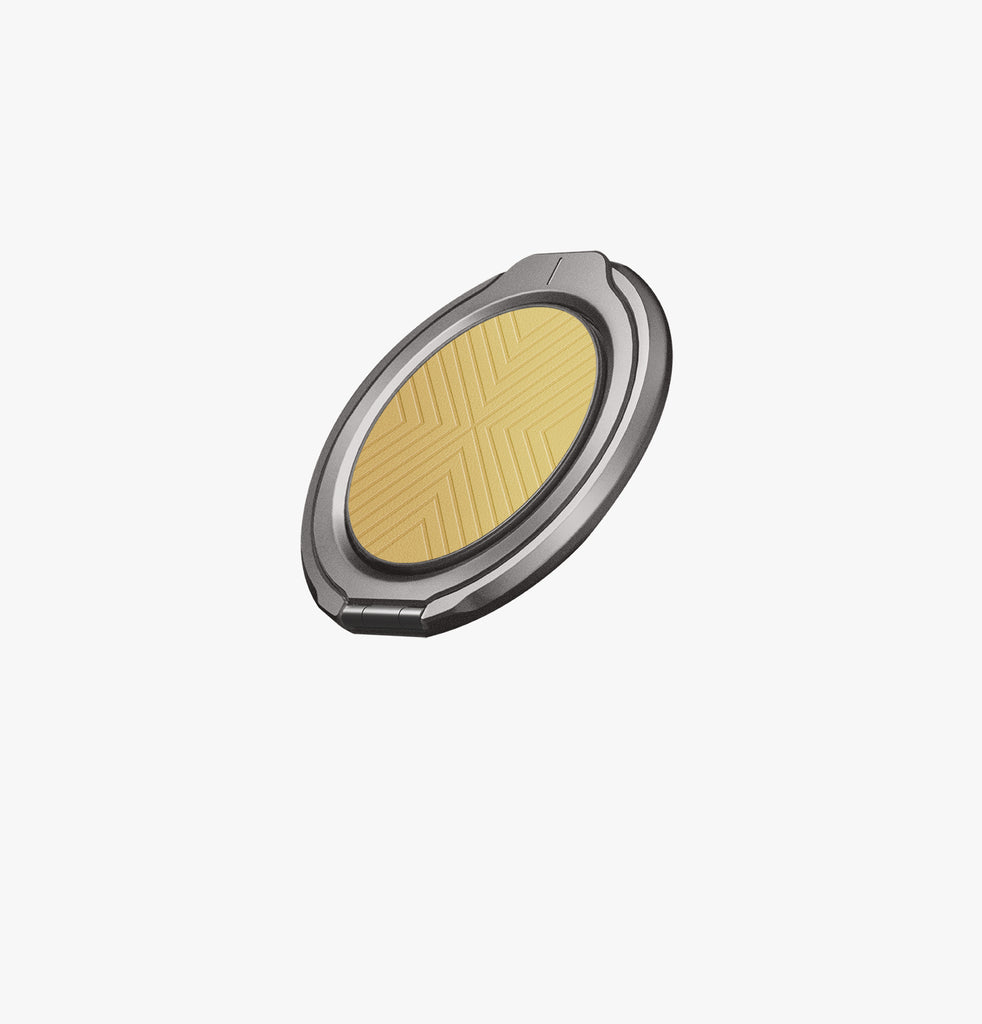 مسكة مغناطيسية UNIQ GripFit Classic 360 مع ستاند - أصفر