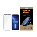 واقي شاشة PanzerGlass E2E Microfracture مضاد للبكتيريا لـ iPhone 13 Pro Max - إطار أسود