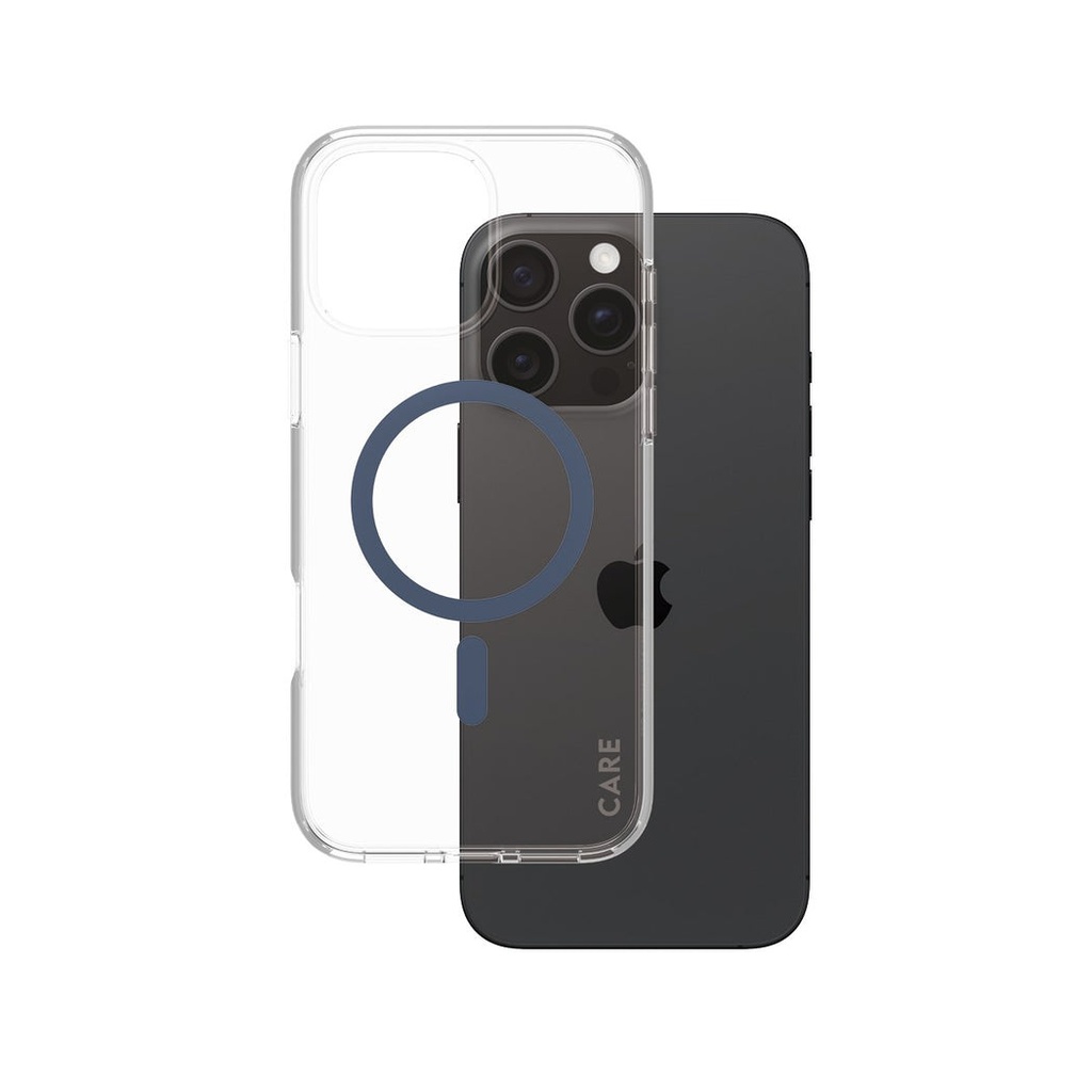 كفر CARE by PanzerGlass Flagship مع MagSafe لـ iPhone 16 Pro Max - أزرق