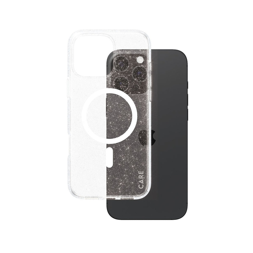 CARE by PanzerGlass® Case Flagship Star Lit w. White MagSafe iPhone '24 6.9" Pro MAX