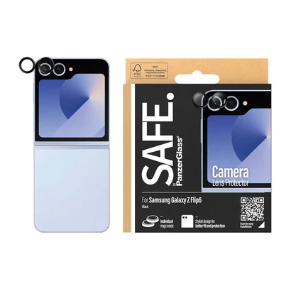 حماية عدسة الكاميرا SAFE. by PanzerGlass لـ Samsung Galaxy Z Flip6 - أسود