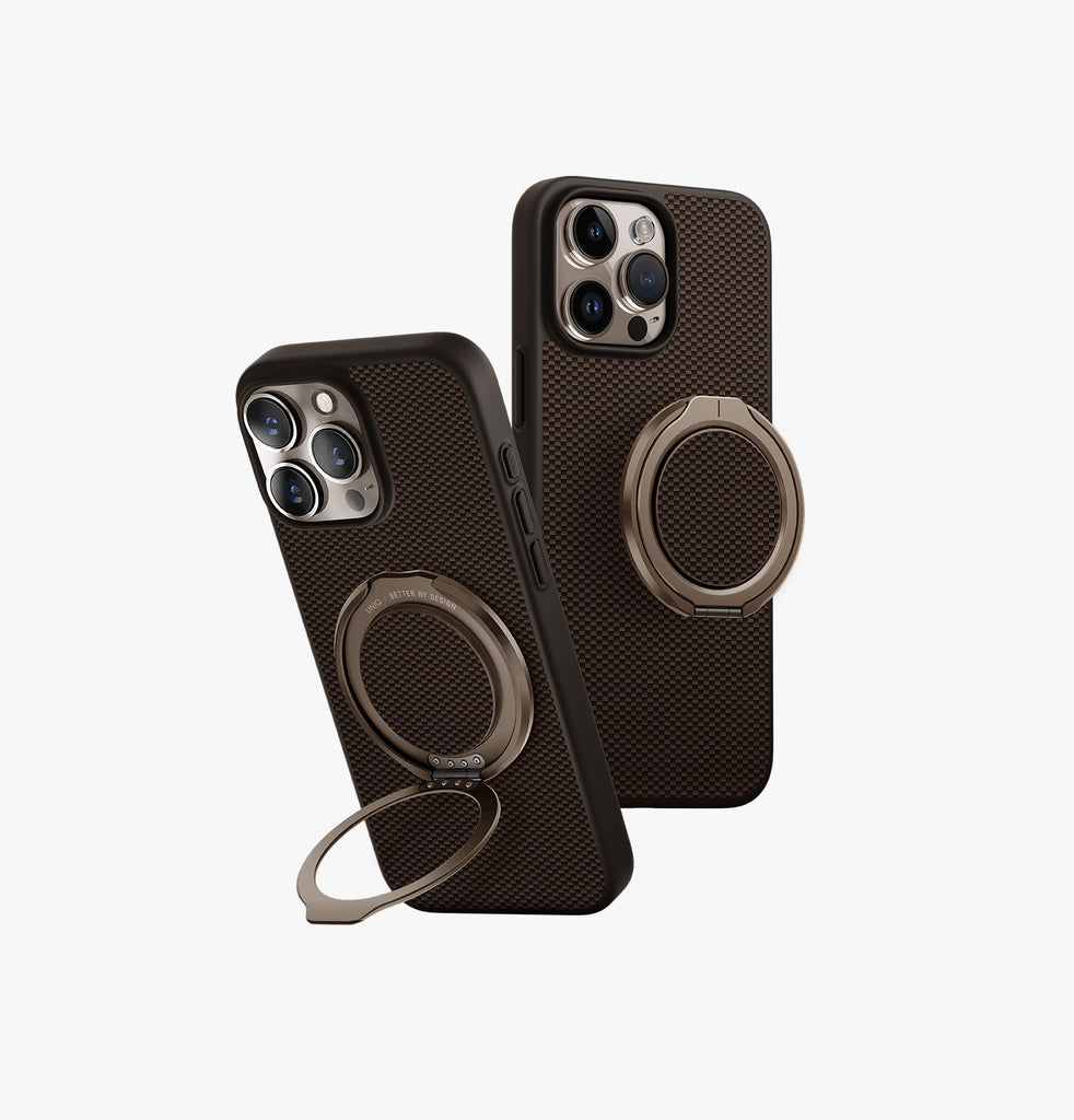 Uniq Keva Air MagSafe case with GripFit Premium for iPhone 16 Pro Max – Umber Brown