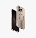 Uniq Hybrid Eleva Magsafe Case With Camera Stand For Iphone 16 Pro Max - Taupe Gold