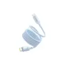 كيبل شحن سريع مغناطيسي Baseus PicoGo من USB-C إلى USB-C بقوة 240 واط 1 متر – أزرق