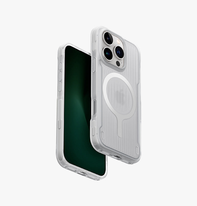 كفر UNIQ Combat Active MagSafe لـ iPhone 16 Pro - أبيض مضيء