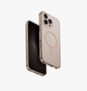 كفر UNIQ Hybrid Clario Eco MagSafe لـ iPhone 16 Pro Max - ذهبي شامباني