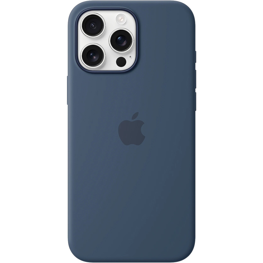 كفر Apple سيليكون مع MagSafe لـ iPhone 16 Pro Max - Denim