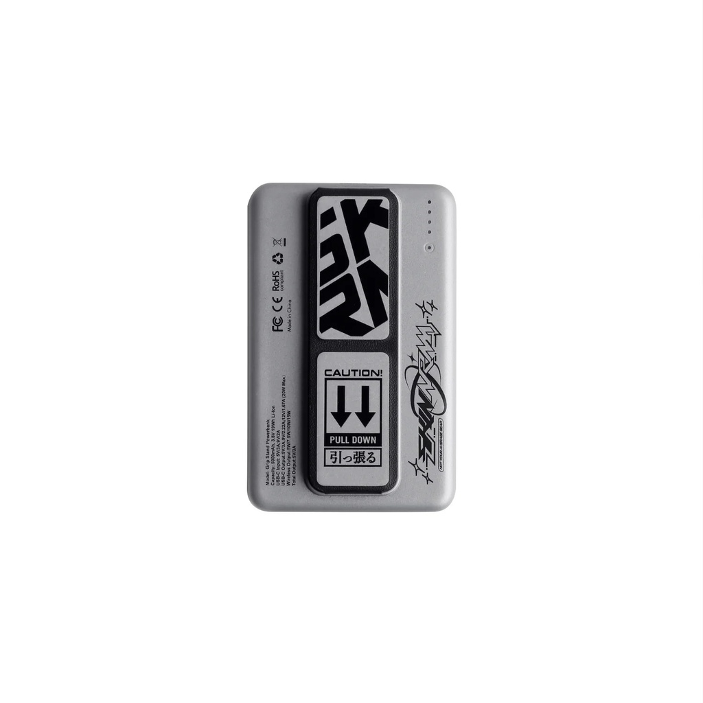 باور بانك لاسلكي SKINARMA Kira Kobai بسعة 5000mAh ومنفذ USB-C PD 20W - فضي