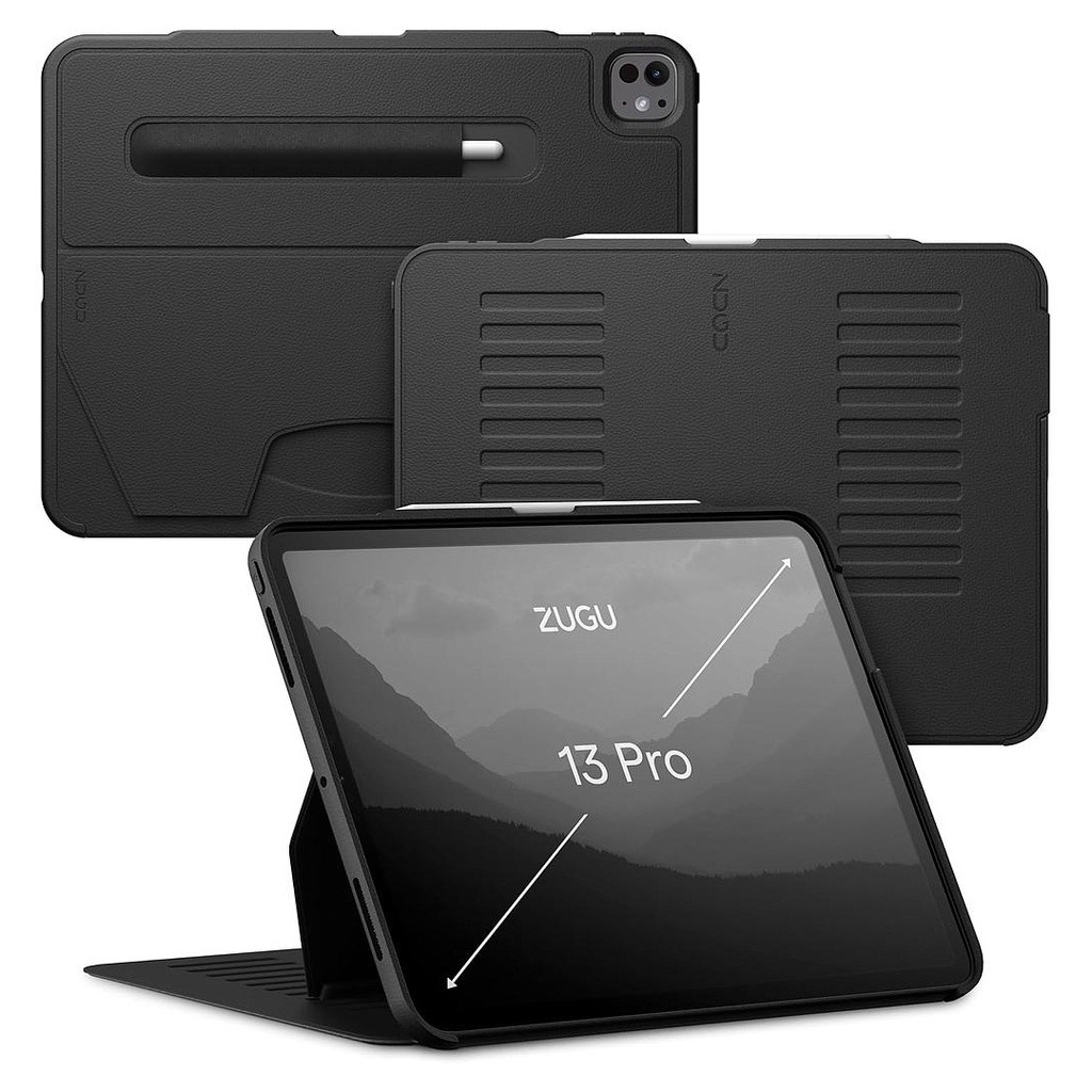 كفر ZUGU لـ iPad Pro 13 (2024) - أسود