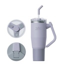 Brave Rotating Handle 24H Cold & 12H Hot Retention Leak-Proof 1200mL-purple