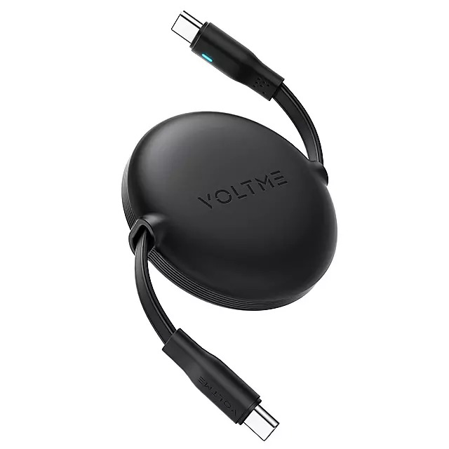 كيبل VOLTME Powerlink YoYo Series USB-C بطول 3.3ft / 1.0M - أسود