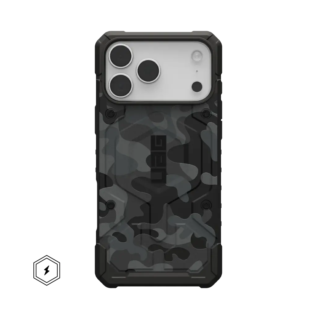 جراب UAG لهاتف آيفون 17 برو ماكسPathfinder SE Magsafe Midnight Camo