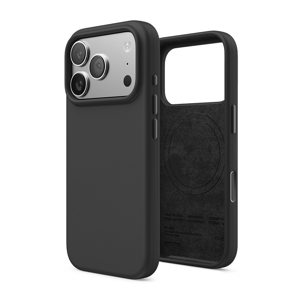 Elago iPhone 17 Pro Magnetic Silicone Case (Camera Control Key Included)
