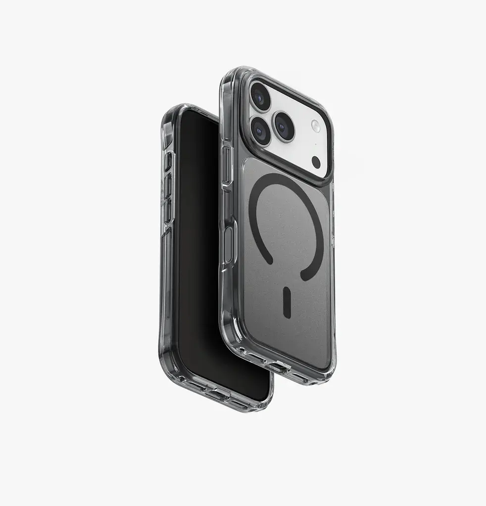 كفر UNIQ Hybrid LifePro Xtreme MagSafe لـ iPhone 17 Pro - دخاني مطفي