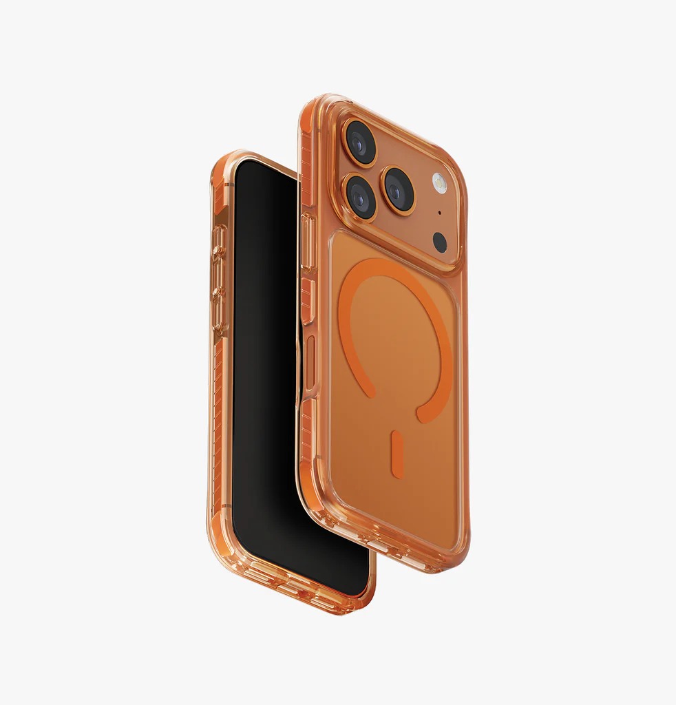 Uniq Hybrid Combat MagSafe Case for iPhone 17 Pro - Volt Orange