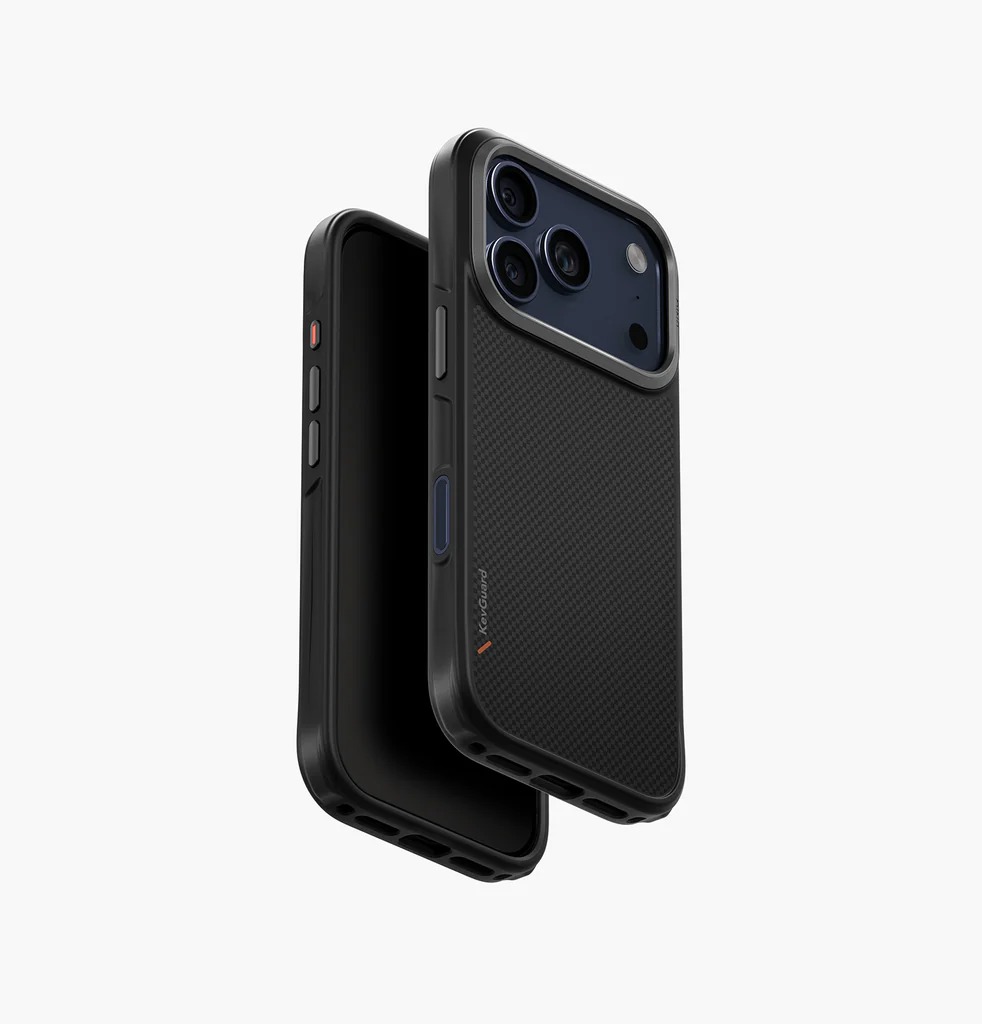 كفر UNIQ Hybrid Keva MagSafe لـ iPhone 17 Pro - أسود كربوني