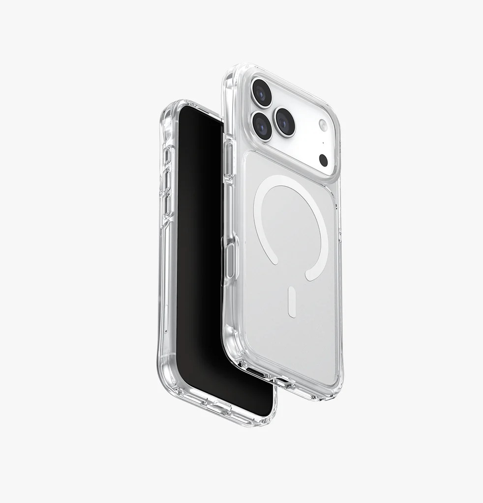 كفر UNIQ Hybrid LifePro Xtreme MagSafe لـ iPhone 17 Pro Max - شفاف مطفي / أبيض