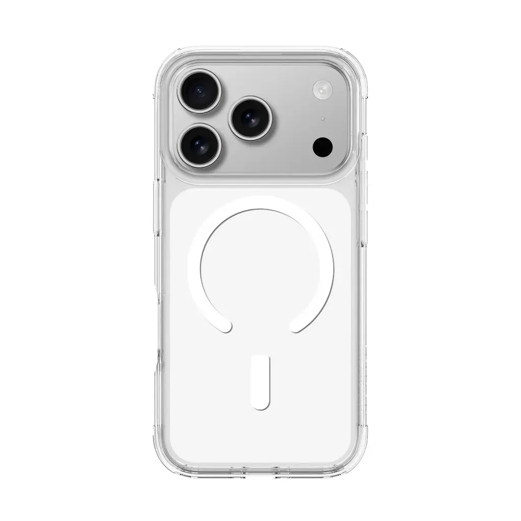 AMAZINGTHING MINIMAL MAGSAFE DROP PROOF CASE FOR IPHONE 17 6.3 (Color: CLEAR)